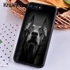 Krajews CUTE DOBERMAN DOG BREED Phone Case Cover For iPhone 17 Air 16 15 14 Plus 11 12 13 Pro Max Plus Coque Fundas