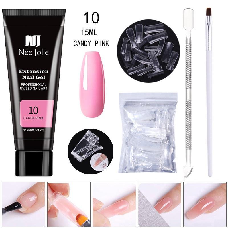 15ml Quick-Dry Cross-border Nail Extension UV Gel