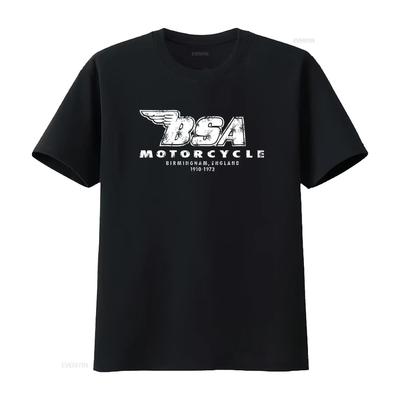 Vintage BSA Motorcycle T Shirt Artwork Cafe Racer Motorcycles Retro Style Birmingham England 1910 1972 Design Vintage Washed