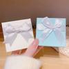 Bow Jewelry Box Portable Earring Storage Box Earrings Necklace Jewelry Decoration