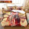 Sword Art Online Bedding Set Printed single Comforter Quilt Bed Cover Duvet Cover Pillow Case 3 Pieces Sets Kids Adult Size