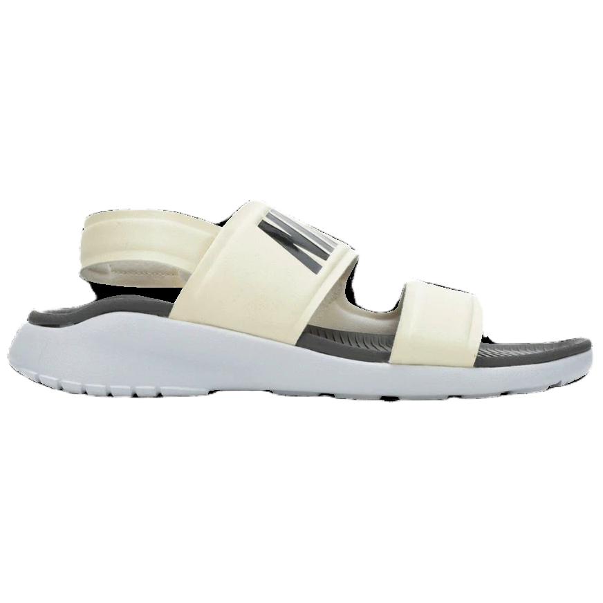 Nike Tanjun Sandal Round Toe Comfortable One Strap Sandals Unisex Sandals Gray 882694-100