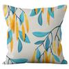 New Modern Simple Flower Leaf Print Pillowcase Home Sofa Cushion Cushion Cover