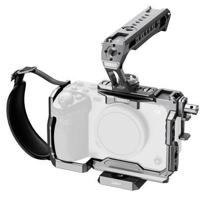 Sirui Kamera-bur Kit til Sony med Top Kompatibel med Originalt XLR HDMI Kabel Gevindet ARRI Lokaliserings Kold og NATO Skinne FX3/FX30 Håndtag, Håndtag,