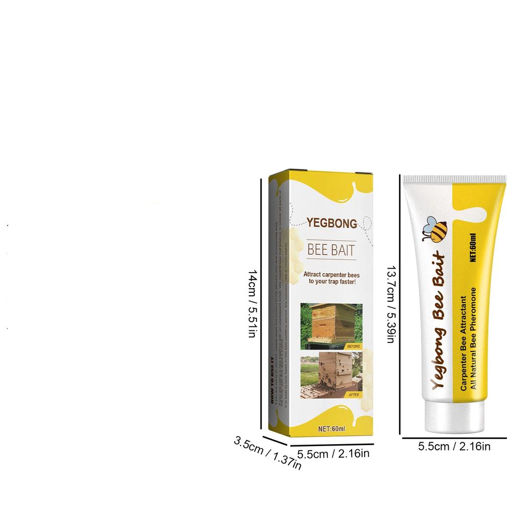 Outdoor Beekeeping Queen Pheromone Lure - Swarm Commander Bee Attractant Bait for Honey Hive Attraction