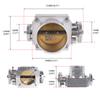 RASTP-Universal 70mm/100mm High Flow Alloy Aluminum CNC Billet Intake Throttle Body RS-THB192