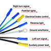 Universal Accessories 7 Pin 7 Way RV-Style Blade Trailer Connector Socket Wiring Harness Mounting Bracket Truck Wire Connector