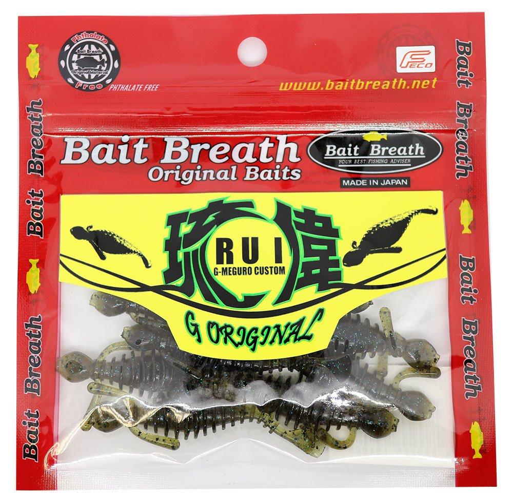 Bait Breath Worm Rui #735 Dark Gripan Blue Green. синий