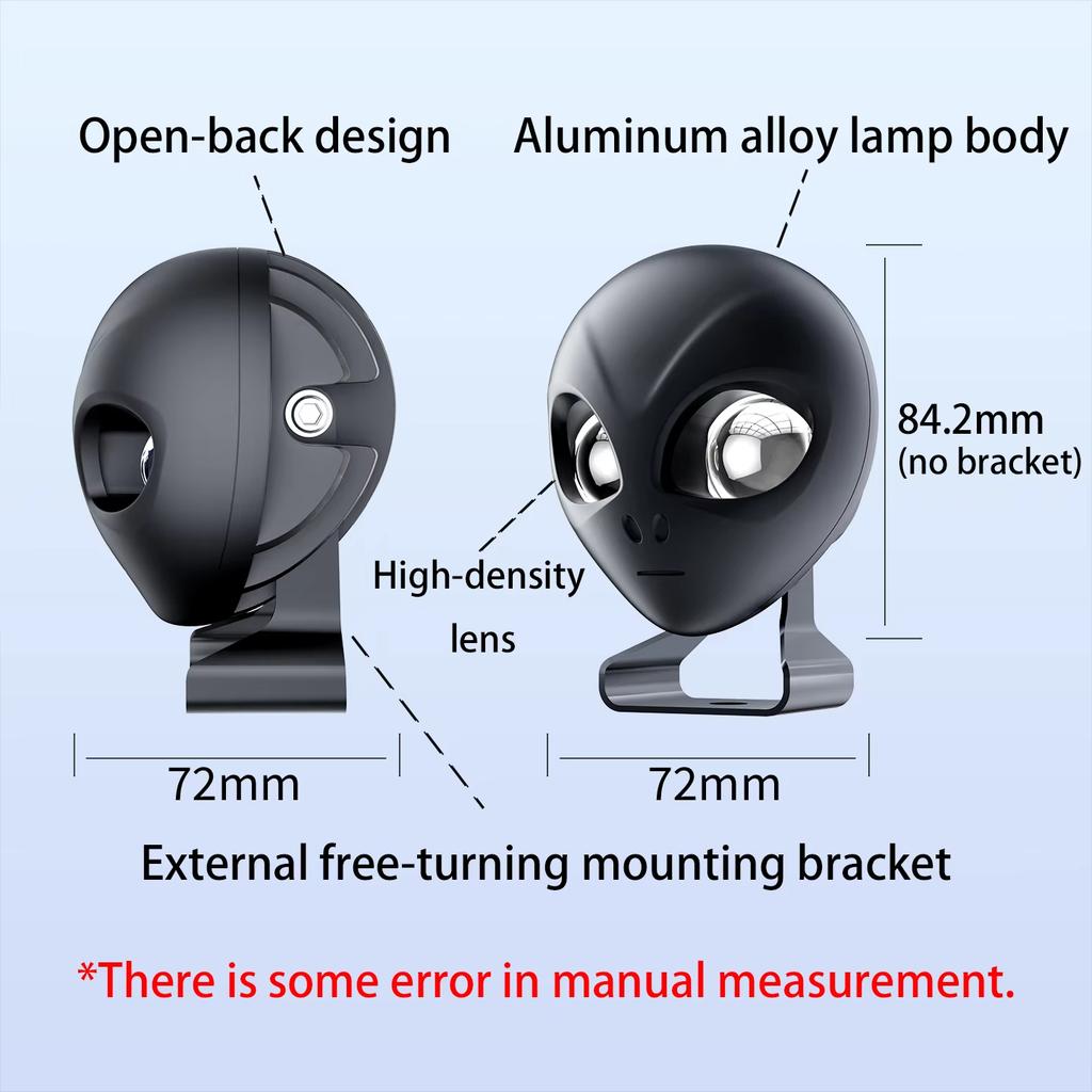 New Super Bright Motorcycle LED Explorers Headlight Projector Spotlight Lens LED Moto Fog Auxiliary Motorcycle Headl Accessories