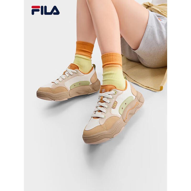 Женские кеды FILA BURGER Retro из парусины, повседневные 35.5
