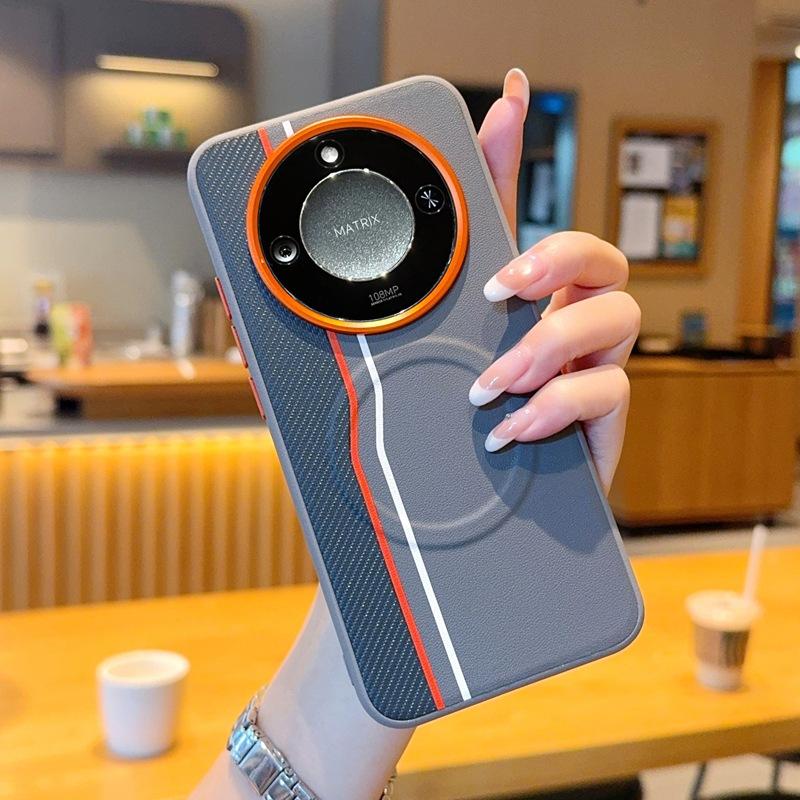 Applicable To Honor X70 Mobile Phone Case Honor X60 Magnetic Case Honor x60Pro Gold Armor Hard Case Honor X9D Line