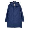 TRADITIONAL WEATHERWEAR Navy Selvedge Hooded Soutien Collar Coat coat 40 NavyUsed