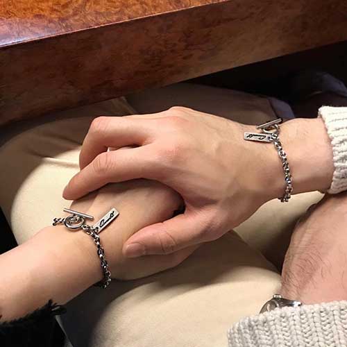 Qoocobb Simple Unisex Link Chain Bracelet-13