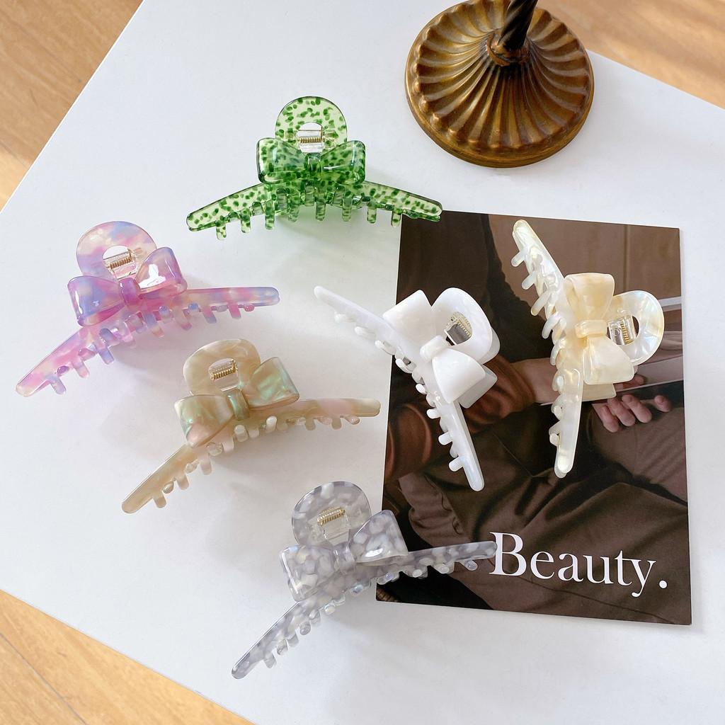 Trendy Acetate Hair Claw Clip In Fresh Sweet Korean Style Available In Multiple Colors