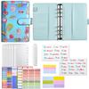 Macaron A6 Cartoon Pattern Loose-Leaf Ledger Notebook Creative Cash Storage Book
