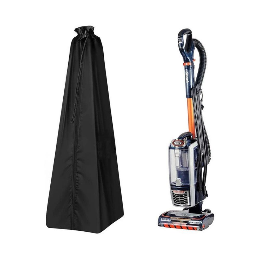 Upright Vacuum Cleaner Protective Cover In 210D Oxford Cloth, Full Size Fit For Most Brands, Black With Handle And Side Zipper
