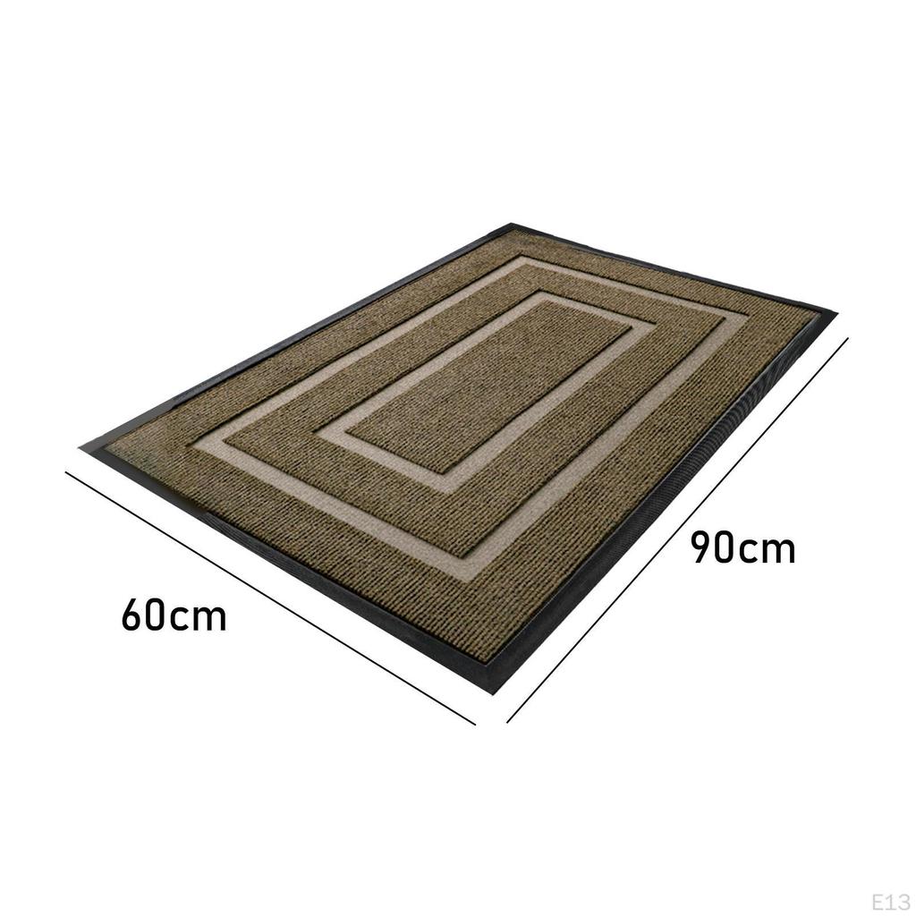 Front Door Mat Entry Rug Nonslip Home Decor Washable Welcome Carpet for Indoor
