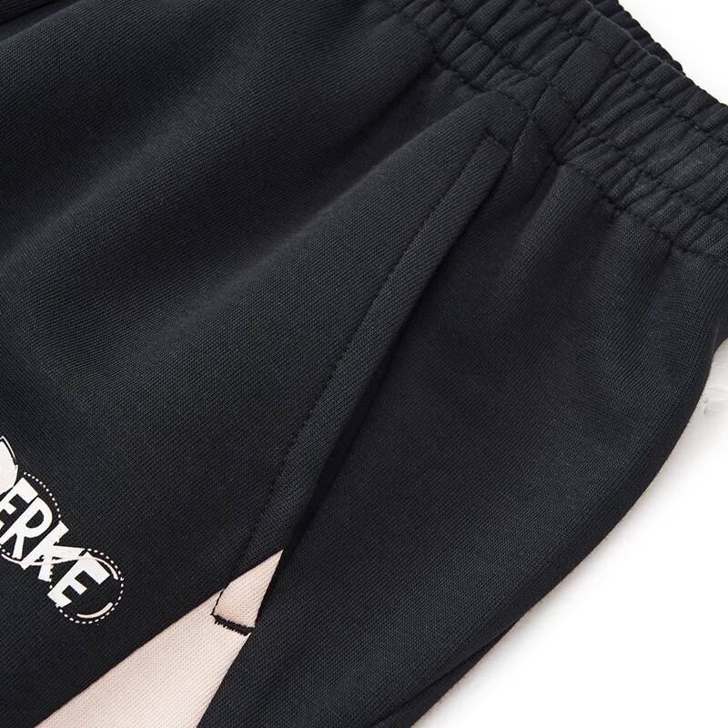 ERKE Girls' Knitted Casual Sports Pants