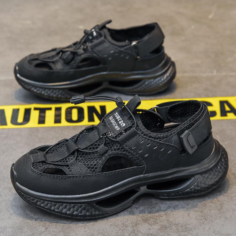 Summer New Hollow Breathable Fashion Mesh Dad Shoes Large Size Korean Version Casual Versatile Outdoor Men's Trendy Shoes