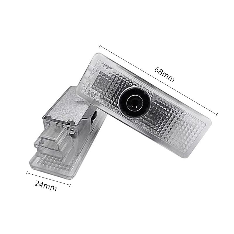 2Pcs Car Door LED Welcome Light Projector Accessories For MINI JCW Cabrio Cooper Countryman Aceman Clubman Coupe Roadste Hub Cap
