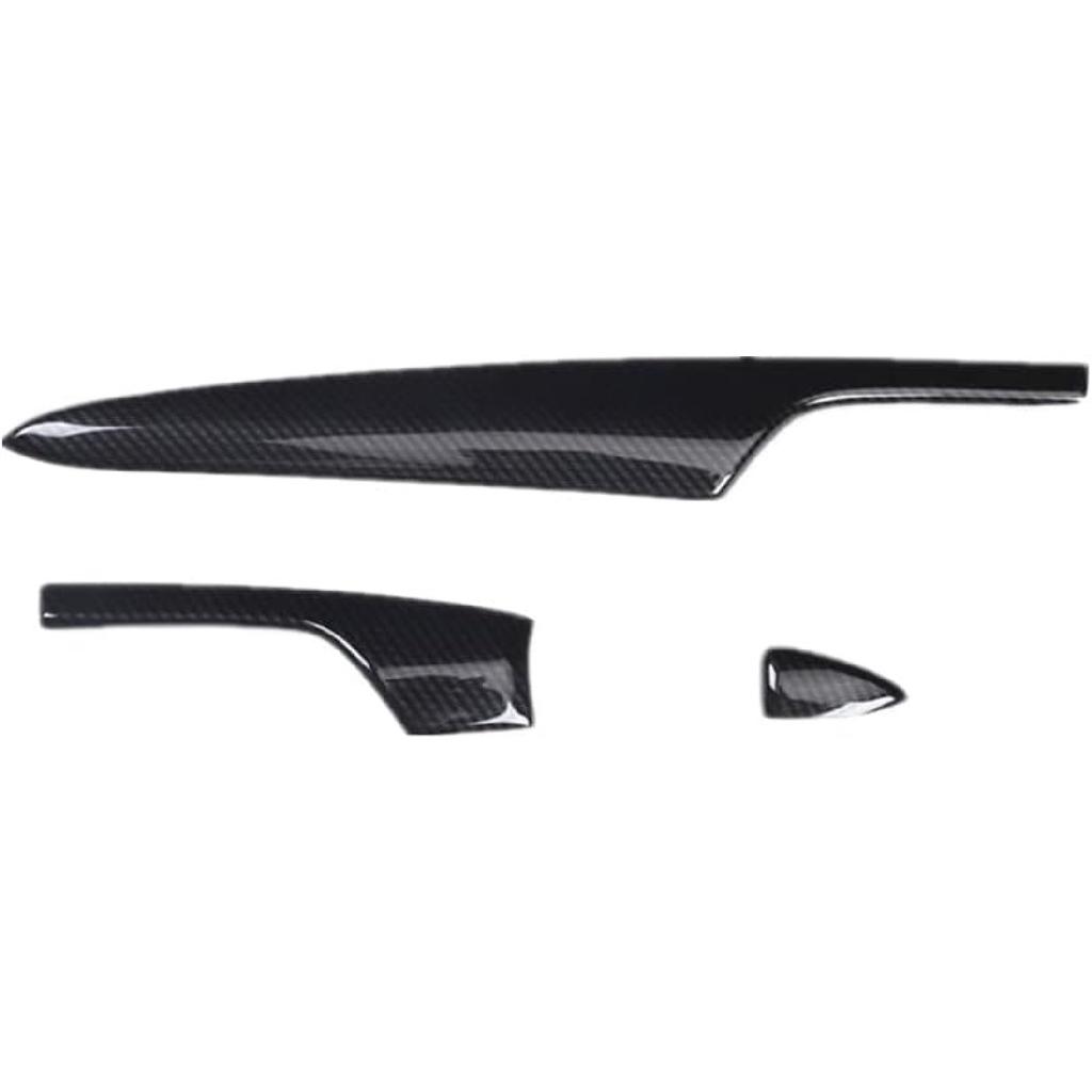 Carbon Fiber Look Interior Center Console Dashboard Panel Trim Cover for Cadillac ATS 2013-2019 ABS Plastic Dashboard Cover Decoration