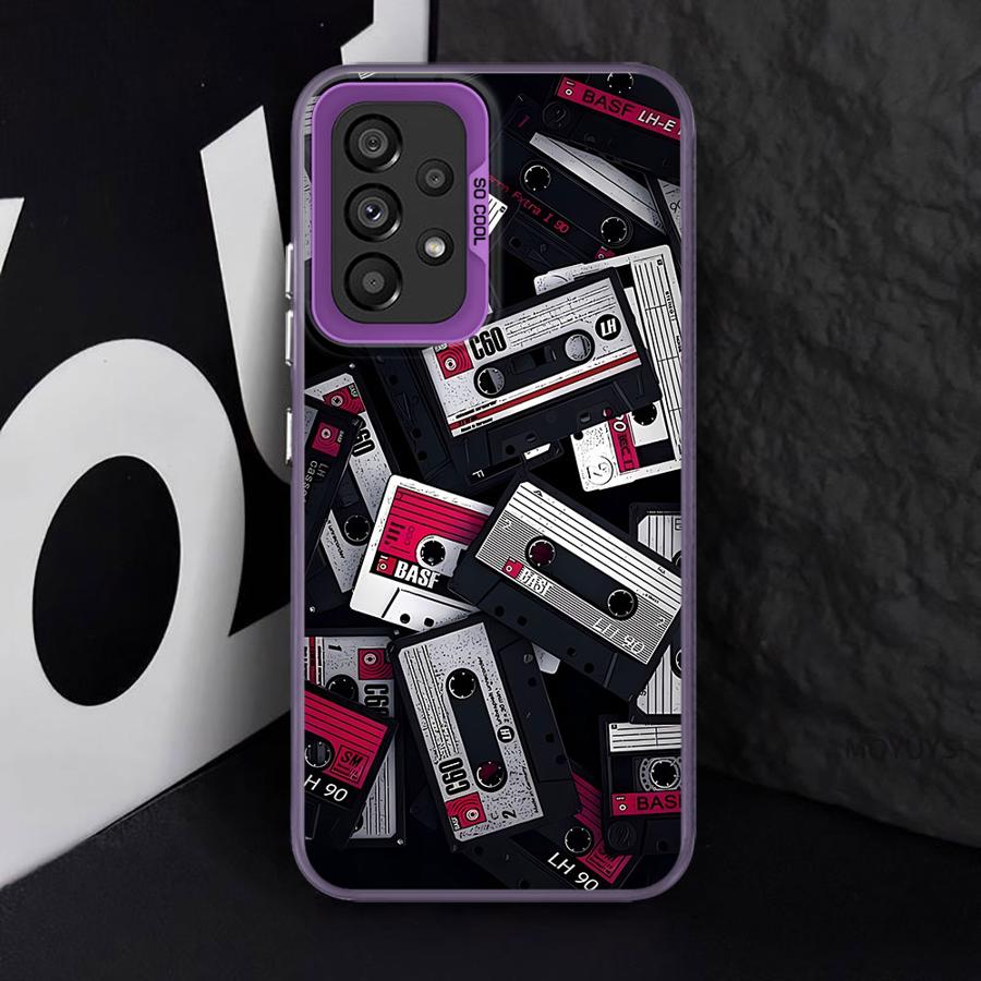 Soft Shell Phone Case For Samsung For Galaxy A32 A24 A13 A22 A25 A14 A23 A16 A34 A12 A15 Lucky Tape Pattern