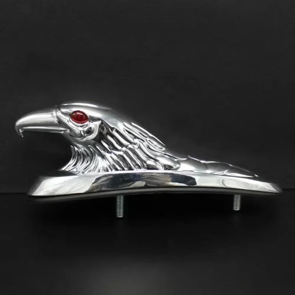 

Motorcycle Eagle Head Front Mudguard Decor Personality Easy To Install Mudguard Ornament Durable Motorcycle Accessories серебряный