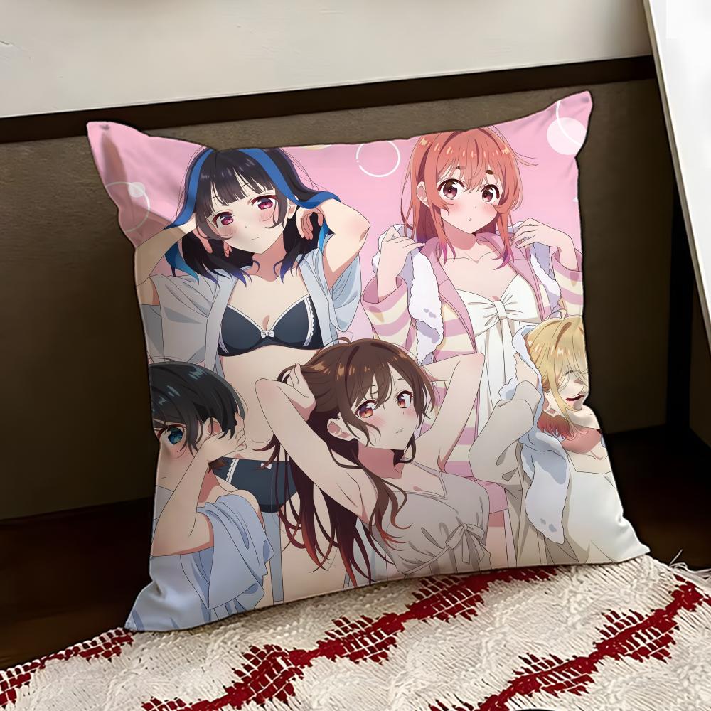 OOkarishimasu Anime Cushion Cover Reversible Soft Durable Pillow Cover Home  Car MultiScene Use for Daily Comfort