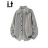 :CHOCOOLATEit Men's Chenille Loose Fit Shirt Jacket
