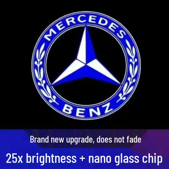 Lumină de bun venit din sticlă de cuarț Mercedes-Benz pentru Clasa E, Clasa C, Clasa S, GLC, GLE, GLA, GLS