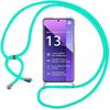 Case For Xiaomi Redmi Note 13 Pro+ 5G - Reinforced Protection - Flexible - Adjustable Turquoise Shoulder Strap
