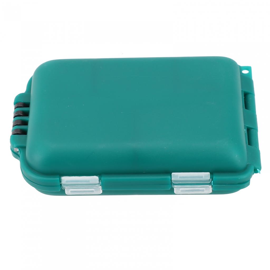 New Portable Waterproof Fishing Hook Bait Tool Storage Box Case W/ 10 Grids Tool