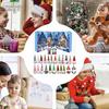 2025 Christmas Gnome Advent Calendar 24 Days Countdown To Christmas Ornament with 24 Collectible Dwarf Dolls for Boys Girls Adults