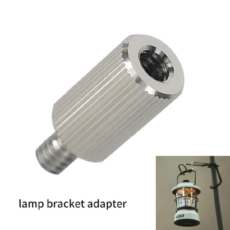 Stainless Steels  Lamp Stand Converter Replacement Adapter Outdoor Camping  Light Bracket Adapter Enduring