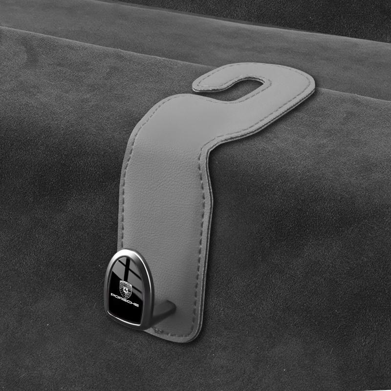 Hooks for Bag Car Seat Headrest Organizer Holder For Porsche 911 Cayenne 918 Pajun 917 718 Panamera Macan Auto Storage Accessory