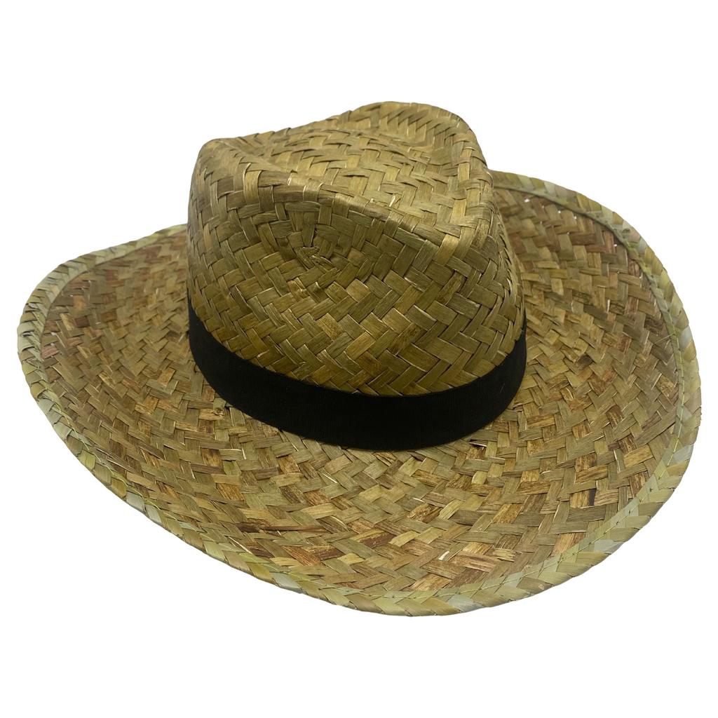 Woven Straw Hat Beach Sun Hat Hollows Out Sunhat Stylish Wide Border Hat for Men and Women