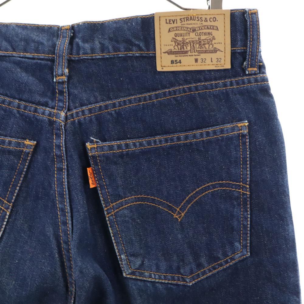 Levi's 90s 854 Orange Tab Old Straight Denim Pants W32 Indigo Jeans Men's Used