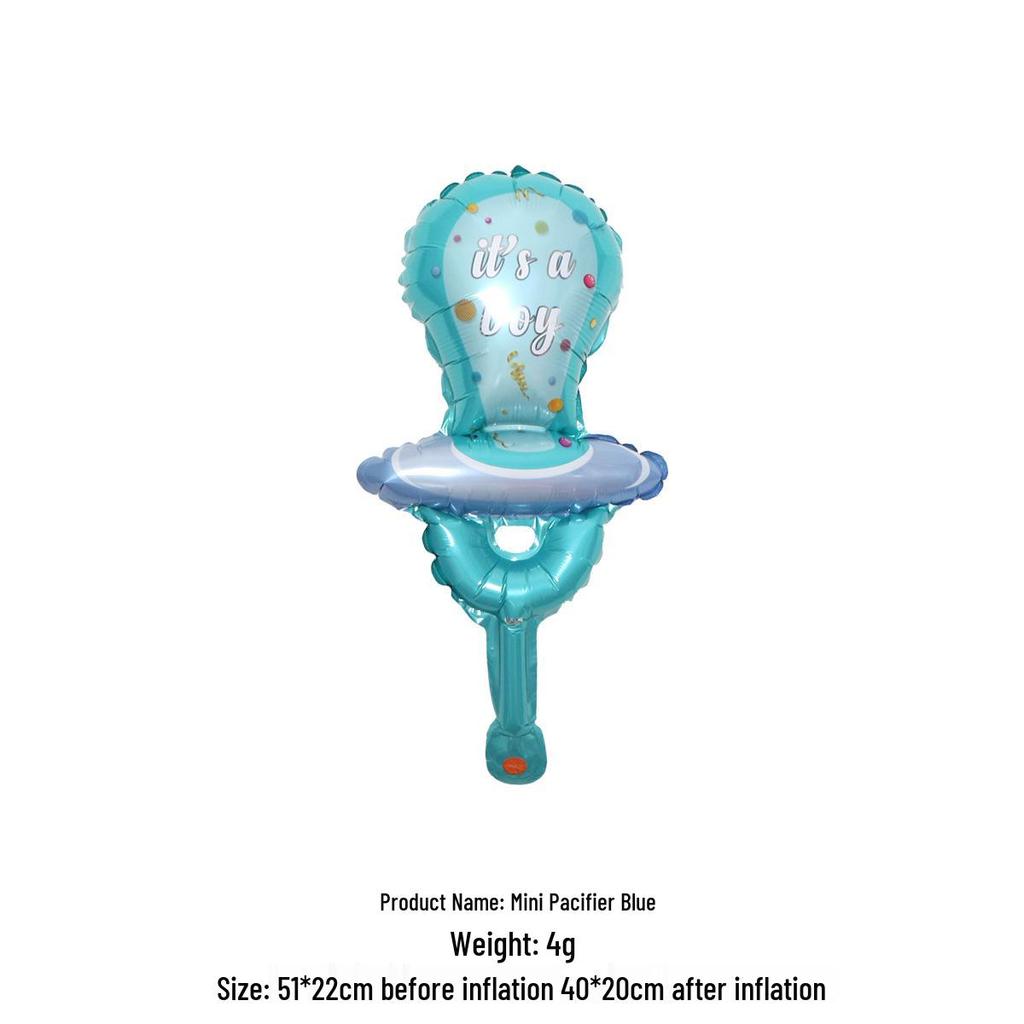 Cross-Border Cartoon Mini Foil Balloon for Baby Birthday or Full Moon Party Decor & Photo Props