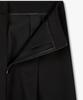Bobeu Asymmetric Pleated Skirt_Black 7156335003