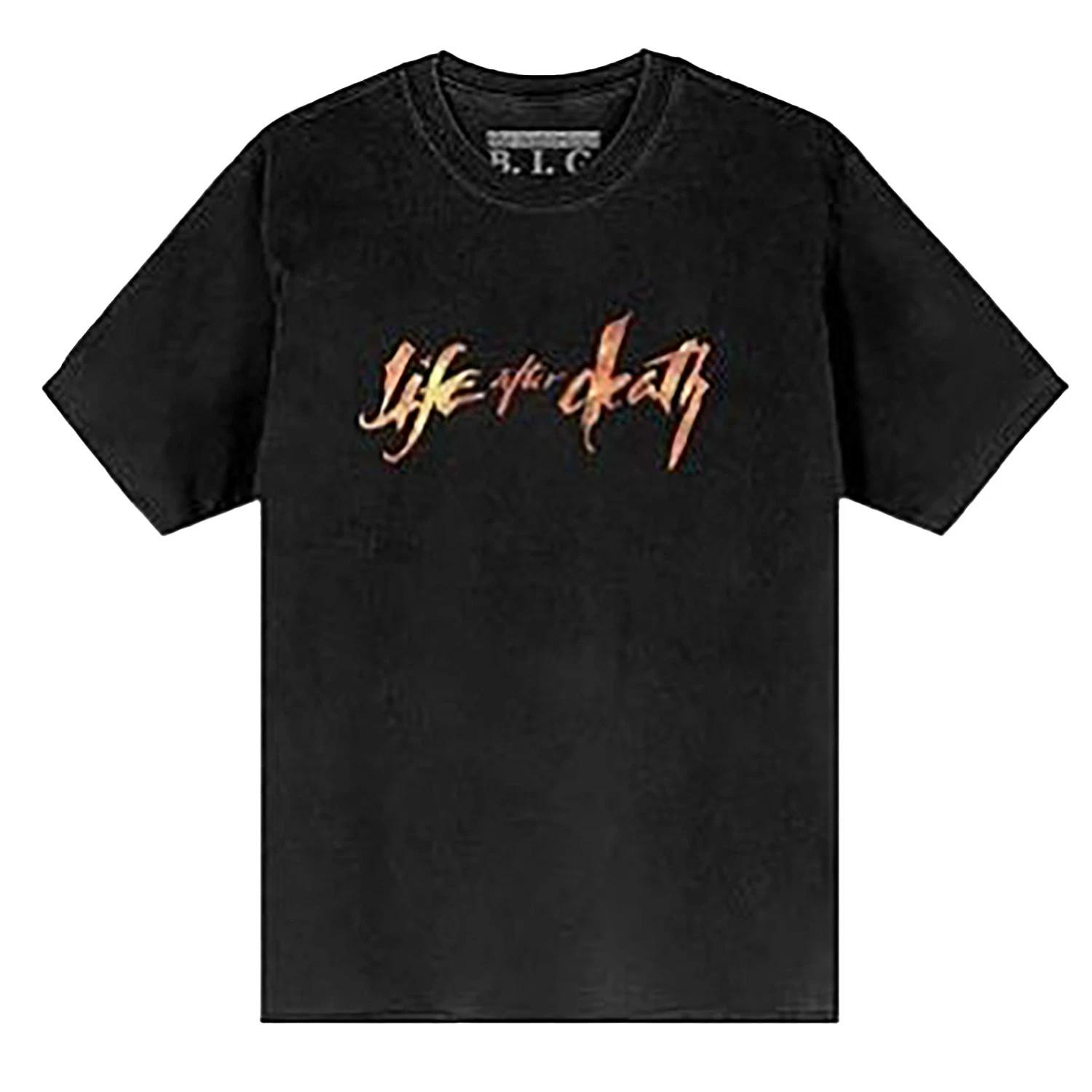 Men s Notorious B.I.G. Life After Death T-shirt Small Black L