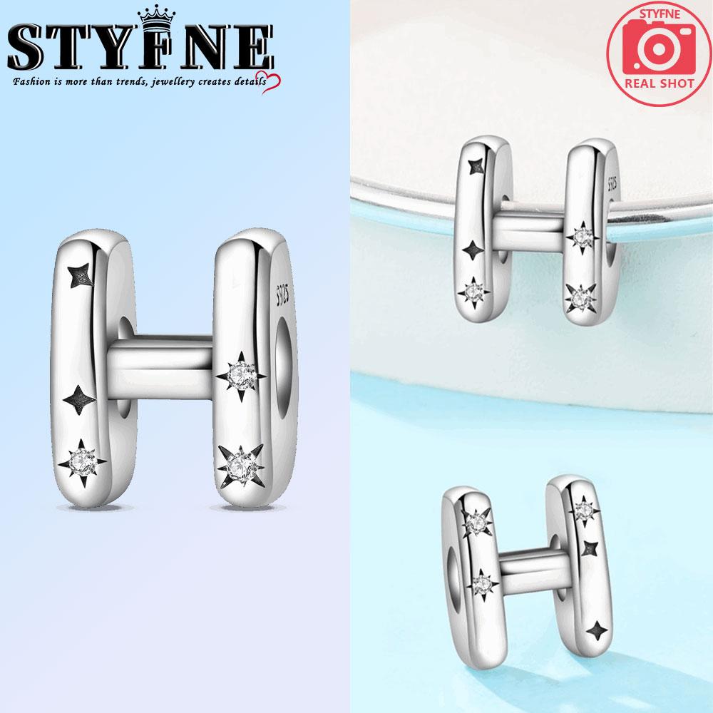 Copper Twenty-Six Letters From A-Z Rose Series Charms Beads Pendant For Original Bracelet Woman Girl Jewelry