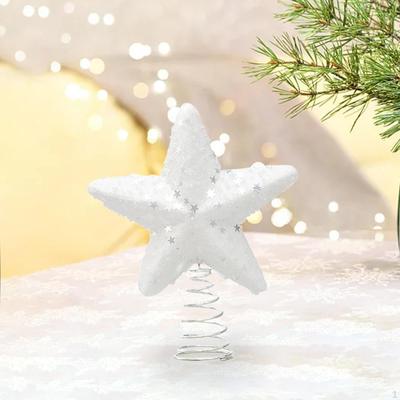 Julgransstjärna Ornament Toppstjärna Glitter Veranda Balsal Lokal Högtidsdekoration