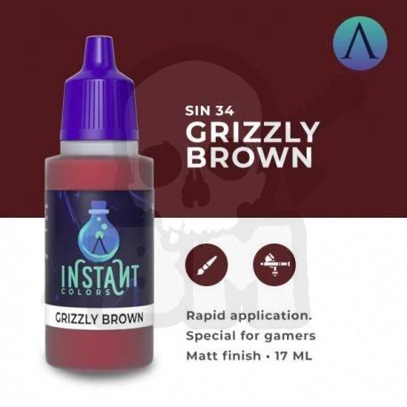 Sin-34 scale color instant grizzly brown