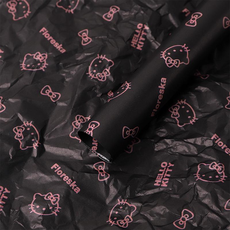 Exklusives florales Seidenpapier zum Einwickeln und Auslegen