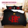 Flamengo Pattern Bedding Quilt Set  Home Decoration  Gift (1 * duvet cover + 2 * pillowcase  without core)