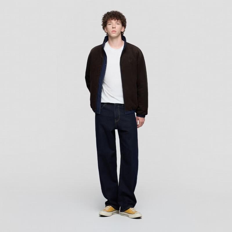 Gap Men's Reversible Stand-Collar Puffer Jacket