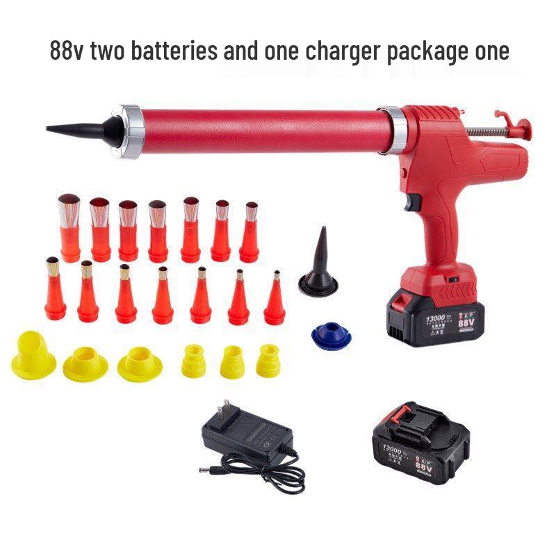 Rechargeable Electric Caulk Gun: Fully Automatic Lithium Battery Adhesive Dispenser
