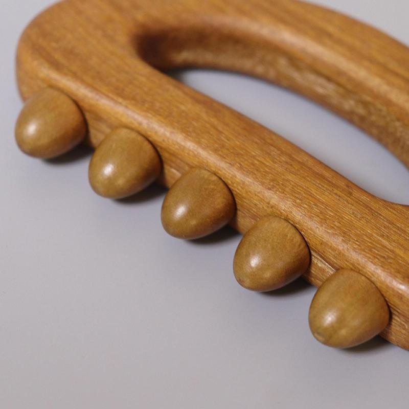 Holztherapie Massagebrett Lymphdrainage Holzmassagegerät Bauch Meridianbürste Für Körperformung Cellulitereduzierung