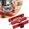 2-in-1 Precision Mortising Jig for Router – 7 Sizes (4–14 Mm) ABS 18×18×4 Cm