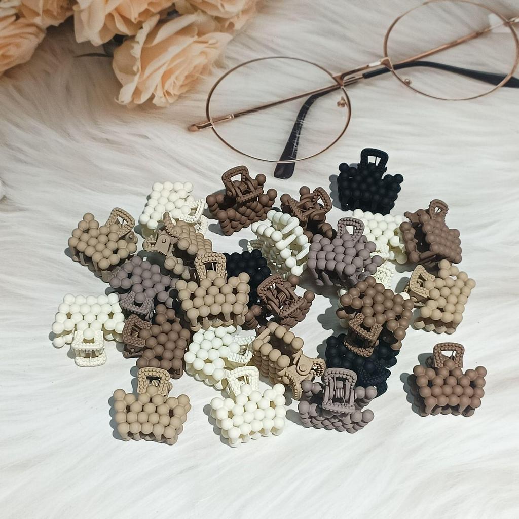 Kaffee-Farbenes Mini-Klammer-Set - Prinzessinnen Haar- & Pony-Accessoires